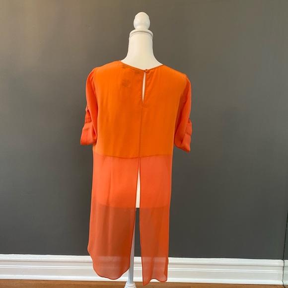BCBG Maxazira Orange blouse - Picture 6 of 6